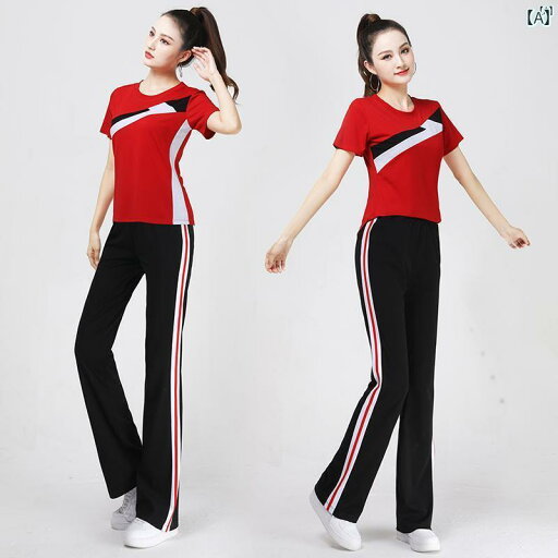 レディース ファッション オシャレ トレーニング スクエアダンス 夏 半袖 ゴースト ステップ ダンス ドラッグ 服 レディース ジャムス エアロビクス スポーツウェア レディース ファッション オシャレ トレーニング スクエアダンス 夏 半袖 ゴースト ステップ ダンス ドラッグ 服 レディース ジャムス エアロビクス スポーツウェア