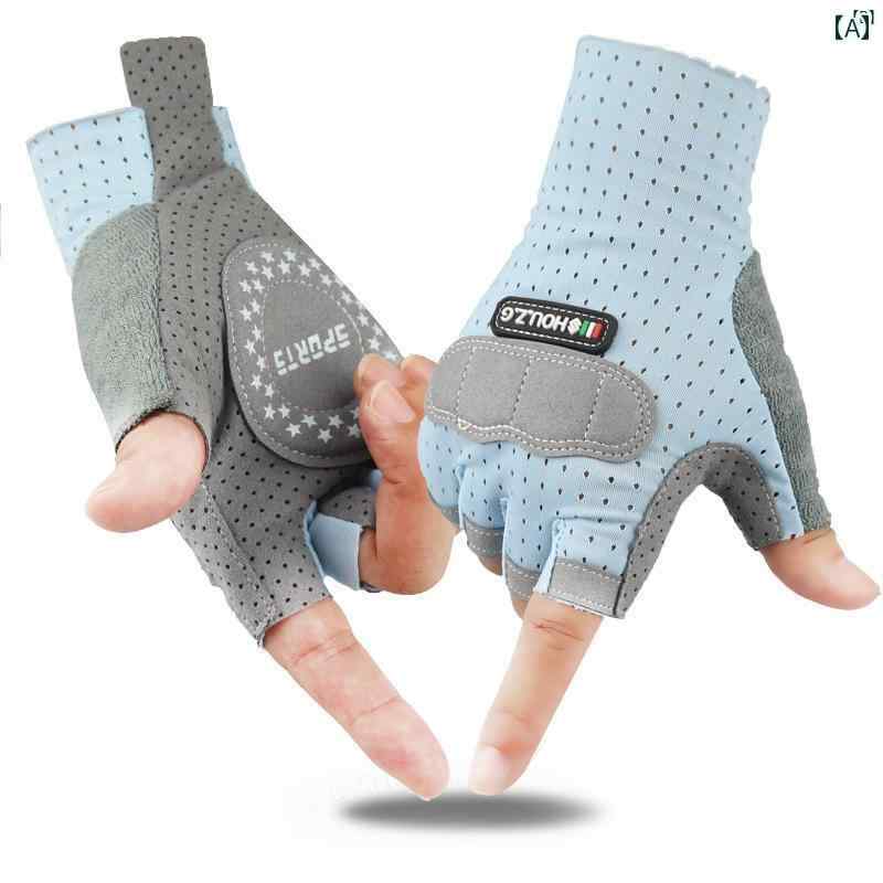 ファッション　ファッション小物　小物　オシャレ 子供用 ハーフフィンガー ロッククライミング グロー..