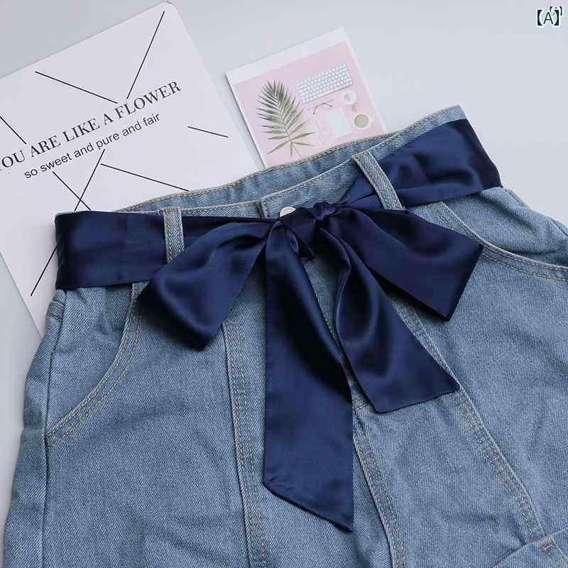 ファッション　ファッション小物　小物　オシャレ レディース スカーフ ベルト ドレス 付き 無地 長い リボン 装飾 ジーンズ アクセサリー