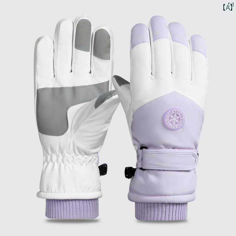 ファッション　ファッション小物　小物　オシャレ 冬用大歳 男性用 スキー ライディンググローブ ベル..