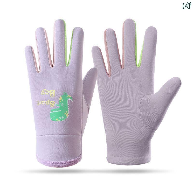 ファッション　ファッション小物　小物　オシャレ 子供用 手袋 男子 冬 雪 遊び 防水 サイクリング ス..