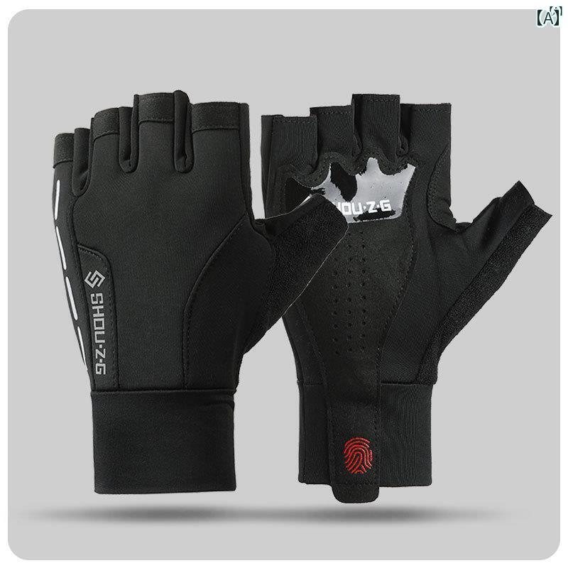 ファッション　ファッション小物　小物　オシャレ 秋冬 ベルベット 暖かい サイクリング グローブ 男性..