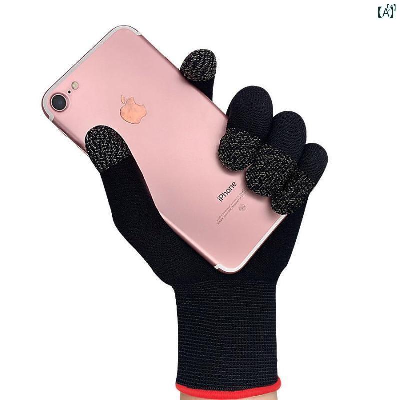 ファッション　ファッション小物　小物　オシャレ ゲーム用 手袋 メンズ e スポーツ マウス 汗 防止 タ..