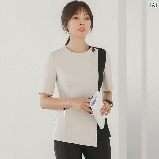 レディース チュニック オシャレ 仕事着 かわいい 韓国 タトゥー アーティスト 美容師 フロント マネージャー 作業着 夏 スリム スキン プロ スーツ レディース チュニック オシャレ 仕事着 かわいい 韓国 タトゥー アーティスト 美容師 フロント マネージャー 作業着 夏 スリム スキン プロ スーツ