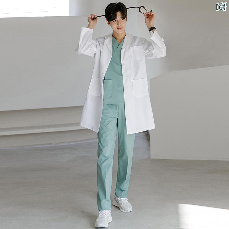 レディース チュニック　オシャレ　仕事着　かわいい 韓国 男女 口腔 歯科用 手洗い 服 半袖 耐久性 作業着 手術 セット ブラシ ハンド アイケア