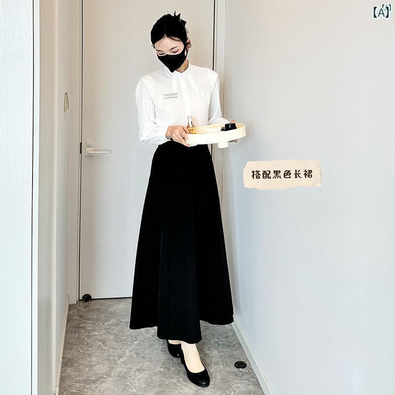 レディース チュニック　オシャレ　仕事着　かわいい 春秋 高級 スパヘルス クラブ ビューティーサロン スーツ 美容師 フロント デスク 作業着 レディース 整形 手術 病院 スカート