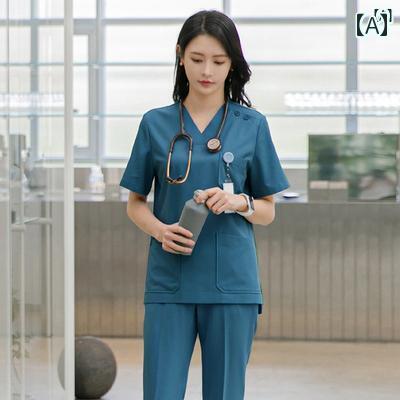 レディース チュニック　オシャレ　仕事着　かわいい 手術 室 手洗い 服 ドクター ナース 口腔 歯科 ペット 美容室 看護 病院 ファッション 作業着