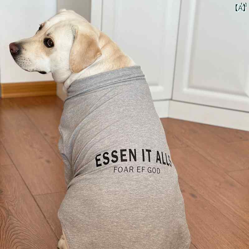 大型 犬用 犬 服 薄手 ー ラブラドール ゴールデンレトリバー ネット 有名 夏用 抜け毛 防止