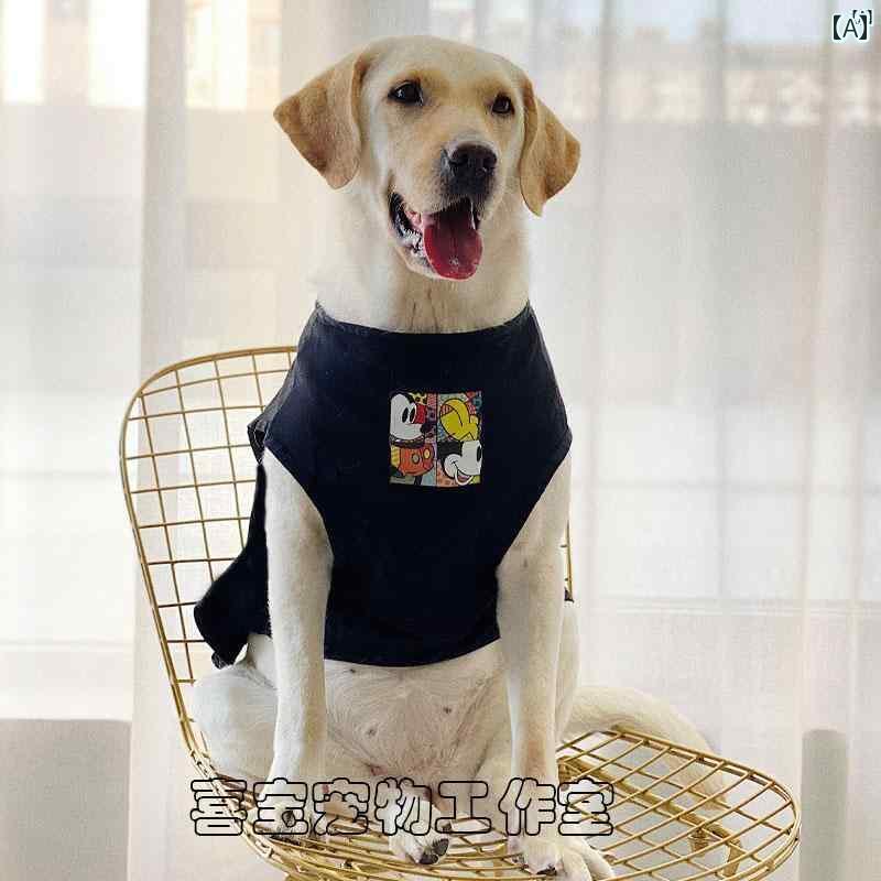 樂天商城 - 犬 服 大型 夏用 薄手 ノースリーブ ラブラドール ゴールデンレトリバー 抜け毛 防止 犬用 ベスト