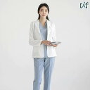 レディース チュニック オシャレ 仕事着 かわいい 高級 整形 外科 病院 医師 制服 帯電 防止 ホワイト 衣 歯科 口腔 科 医 コート 韓国