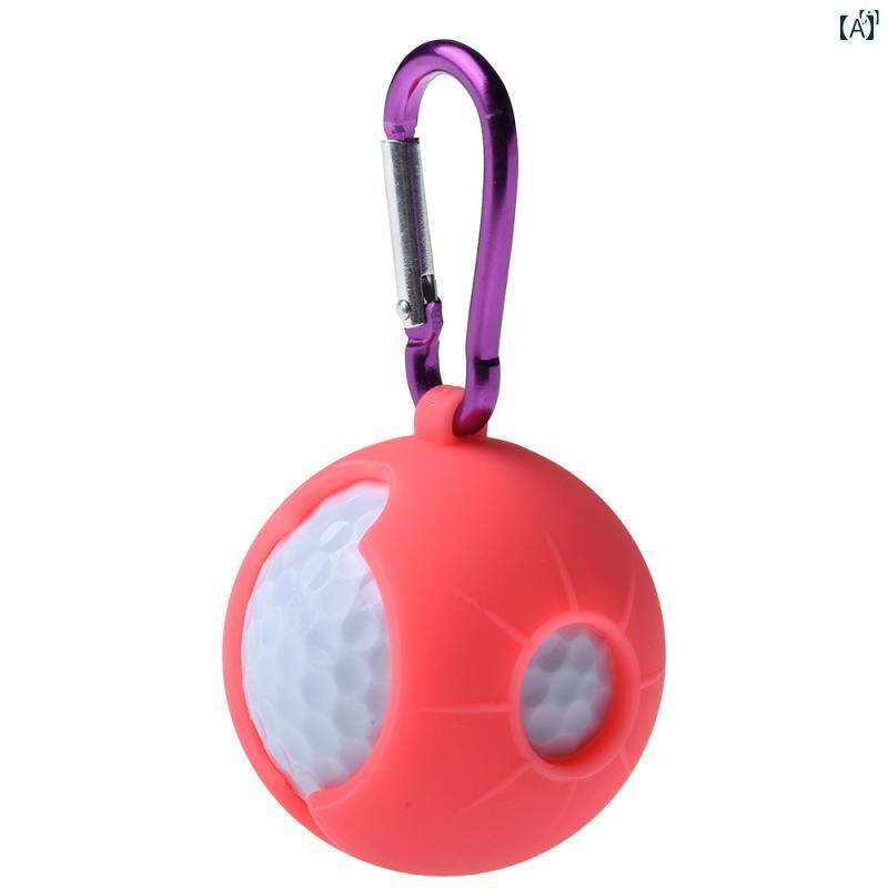 ゴルフ ボール クリップ シリコン シングル マルチ カラー カバー 用品
