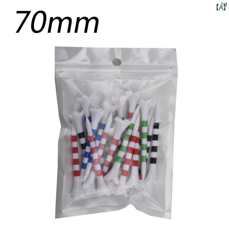 ゴルフ ストライプ プラスチック Tシャツ 20 ピース パック 4 爪 7083 ミリメートル スケール こ す