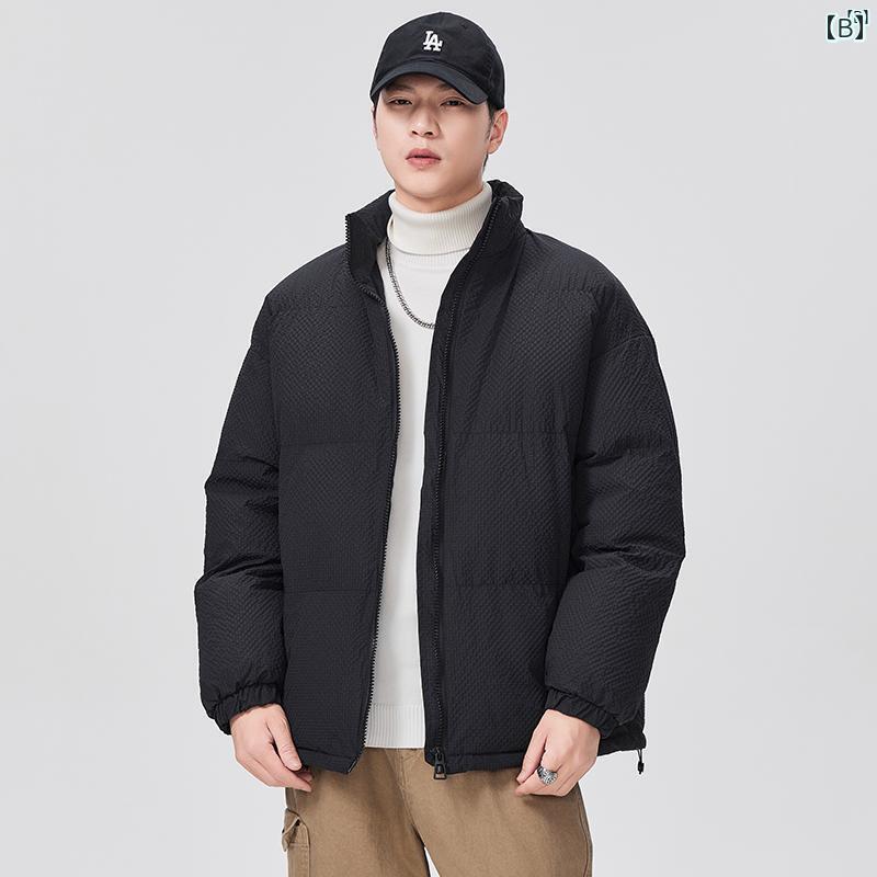 メンズ ファッション オシャレ カジュアル 男性 高 高級 アメリカ グリーン コットン コート ジャケット 冬 厚手 コットンコート レトロ パン ジャケット