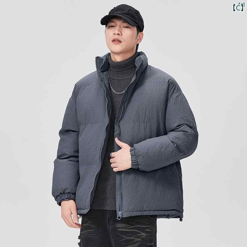 メンズ ファッション オシャレ カジュアル 男性 高 高級 アメリカ グリーン コットン コート ジャケット 冬 厚手 コットンコート レトロ パン ジャケット