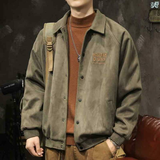 メンズ ファッショオン オシャレ カジュアル 男性 アメリカン ヘビー エア レイヤー 秋冬 男性用 ワークジャケット バック スキン 野球 ユニフォーム メンズ ファッショオン オシャレ カジュアル 男性 アメリカン ヘビー エア レイヤー 秋冬 男性用 ワークジャケット バック スキン 野球 ユニフォーム
