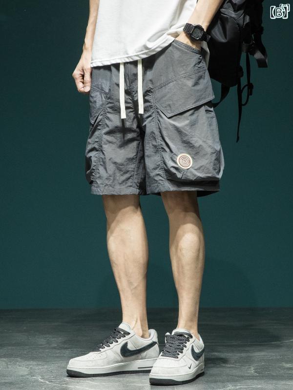 メンズ　ファッション　オシャレ　カジュアル　男性 アメリカ ファッション 男性用 夏 冷感 カーゴ ショーツ たり マルチ ポケット アウトドア マウンテン 五分丈 ミディアム パンツ