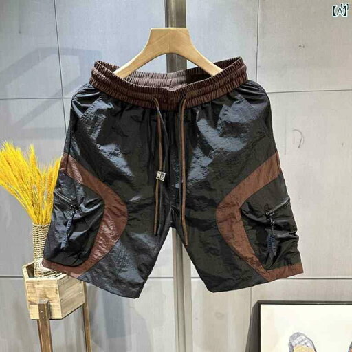 メンズ ファッション オシャレ カジュアル 男性 夏 作業着 カラー ブロック 速乾 ショート パンツ スプライシング スポーツ 細い ビーチ ハーフ レングス メンズ ファッション オシャレ カジュアル 男性 夏 作業着 カラー ブロック 速乾 ショート パンツ スプライシング スポーツ 細い ビーチ ハーフ レングス
