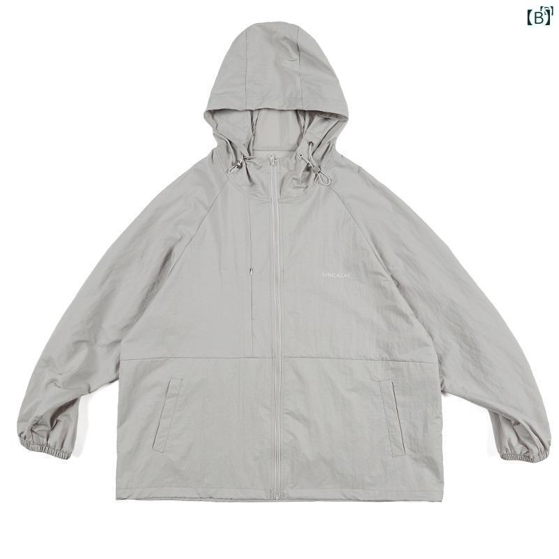 メンズ　ファッション　オシャレ　カジュアル　男性 男性用 夏 フード付き 日焼け防止 服 軽量 通気性 肌 レディース 屋外 防水