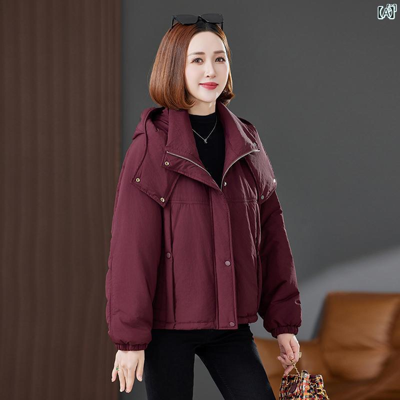 レディース レディース ファッション 上品　オシャレ　綺麗 九 江 ダウン コットン 詰め 服 秋冬 ホット ハイエンド ジャケット