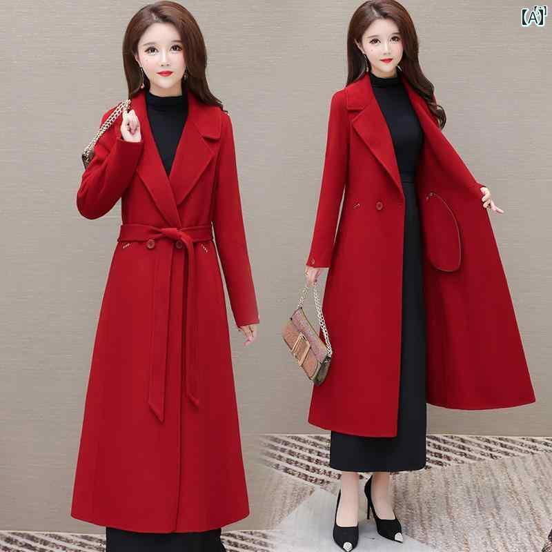 レディース レディース ファッション 上品　オシャレ　綺麗 ウール コート S