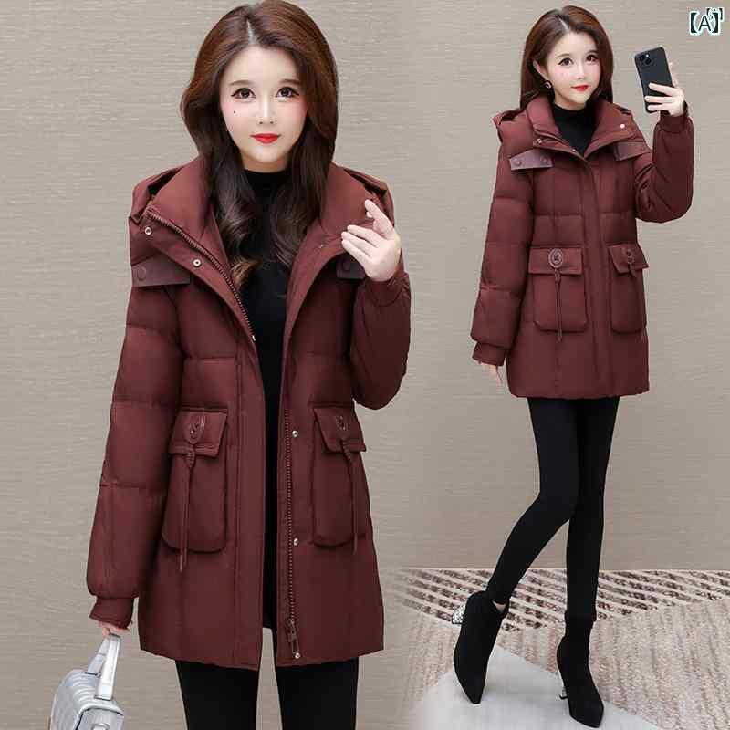 レディース レディース ファッション 上品　オシャレ　綺麗 ダウン ジャケット 九 江 平 湖 コットンジャケット 小柄歳