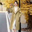 レディース レディース ファッション 上品 オシャレ 綺麗 ウール コート 春秋 ハイエンド ファッション ママ 西洋