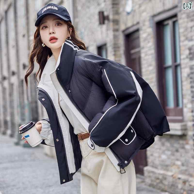 レディース レディース ファッション 上品　オシャレ　綺麗 九 江 ダウン ジャケット 冬 ファッション 西洋 ハイエンド 小柄 コットンジャケット(4)