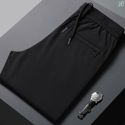 メンズ ファッション オシャレ カジュアル 男性 上品 夏用 クール 冷感 カジュアル パンツ 薄手 アイロン 不要 快適 伸縮性 ストレート 通気性 メンズ ファッション オシャレ カジュアル 男性 上品 夏用 クール 冷感 カジュアル パンツ 薄手 アイロン 不要 快適 伸縮性 ストレート 通気性