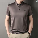 メンズ ファッション オシャレ カジュアル 男性 上品 高級 冷感 半袖 Tシャツ 襟 付き ドラゴンお父さん クール 速乾 ポロシャツ カジュアル トップ 夏