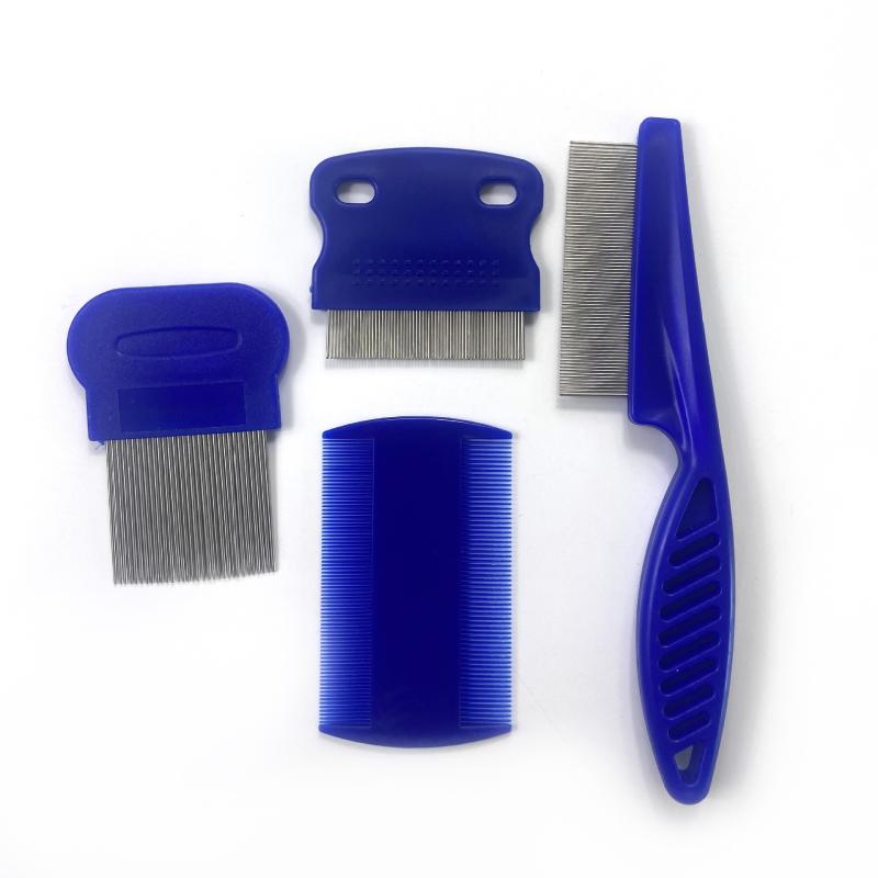 梳子 ペット用 ノミ取り セット 犬猫対応 ステンレス針 PP素材 密歯ブラシ グルーミングツール 清掃用品 美容グッズ 毛づくろい 虱除去 多機能 持ち運び便利