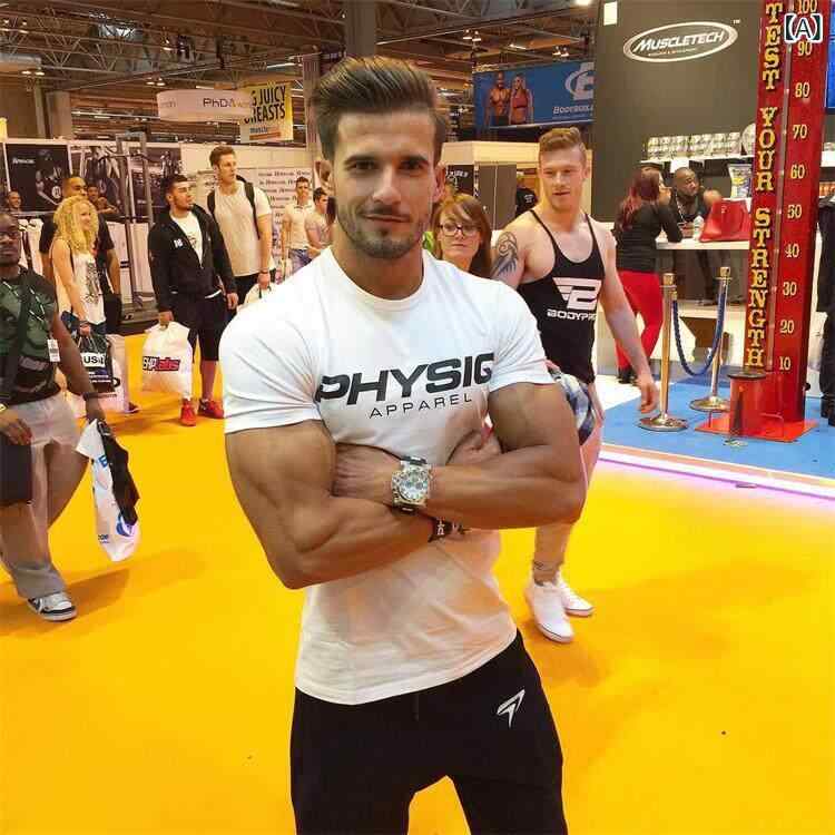 メンズ トレーニング トレーニングファッション 筋肉 マン ブラザー スポーツ Tシャツ タイプ 耐久性 フィットネス 服 半袖 ランニング トレーニング 通気性 圧縮 シャツ