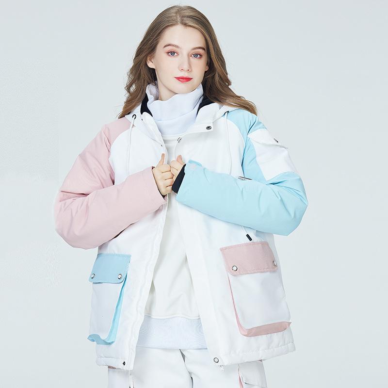 ・カテゴリ: スキー服・対象性別: 男女共用・裏地: ポリエステル・詰め物: 綿・用途: 雪上運動・カラー展開: 白・青・ピンク、緑・白・黒、黒・青・オレンジ・サイズ展開: XS, S, M, L, XL, XXL