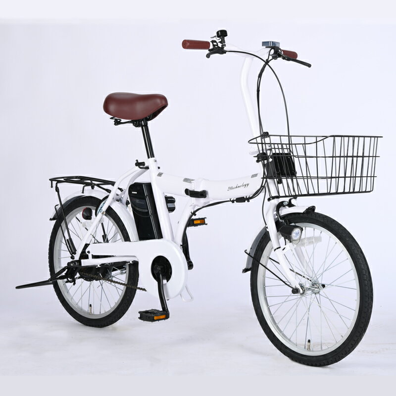 【★スーパーSALE 特別価格★半額から更に10%OFF】 電動アシスト自転車 自転車 電動自転車 2026 折り畳み式 折りたたみ 折畳 20インチ 小径車 手元スイッチ LEDライト 組立不要 3ステップで完成車になる ワンタッチで前カゴを簡単取付 変速なし 送料無料【NEOL200】