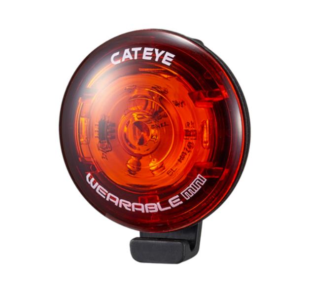 【CATEYE】SL-WA10 WEARABLE mini 自転車用リアライト 自転車 CATEYE リアライト キャットアイ セーフティライト テールライト 電池式 防水 パーツ アクセサリー ロードバイク クロスバイク 取付 自転車用