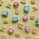KUNNKENN ミニ秋のクッキー型 イチョウ・モミジ・栗・どんぐり・木の実 切り株・ふくろう・きのこ 【クッキー型・スタンプ型セット】 ベーキング家庭用 かわいい 珍しい 形 動物 植物 秋