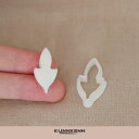 KUNNKENN 和菓子道具 練り切り 道具 生抜 牡丹 27x13mm | ぼたん 抜き型 型抜き 生抜き 抜き型・押し型セット 和菓子 生抜き 季節 製菓用...