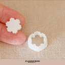 KUNNKENN 和菓子道具 練り切り 道具 生抜 雪の輪(和柄) 抜き型 φ15mm | ゆき 抜き型 型抜き 生抜き 抜き型・押し型セット 和菓子 生抜き ...