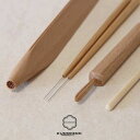 KENNKUNN 練り切り 道具 菓子型 和菓子道具セット【針切り、三角棒(菊芯付)、 丸押し棒】押棒 ねりきり 練り切り