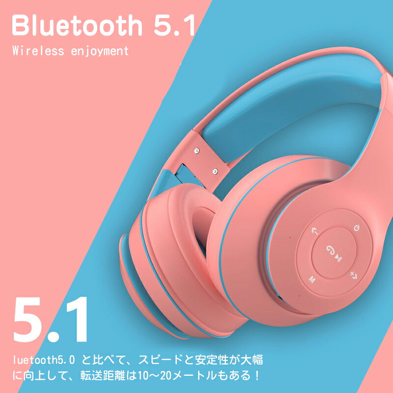 【マラソン最大1000円OFF】Bluetoothヘッドホン ワイヤレスヘッドセット密閉型 折...