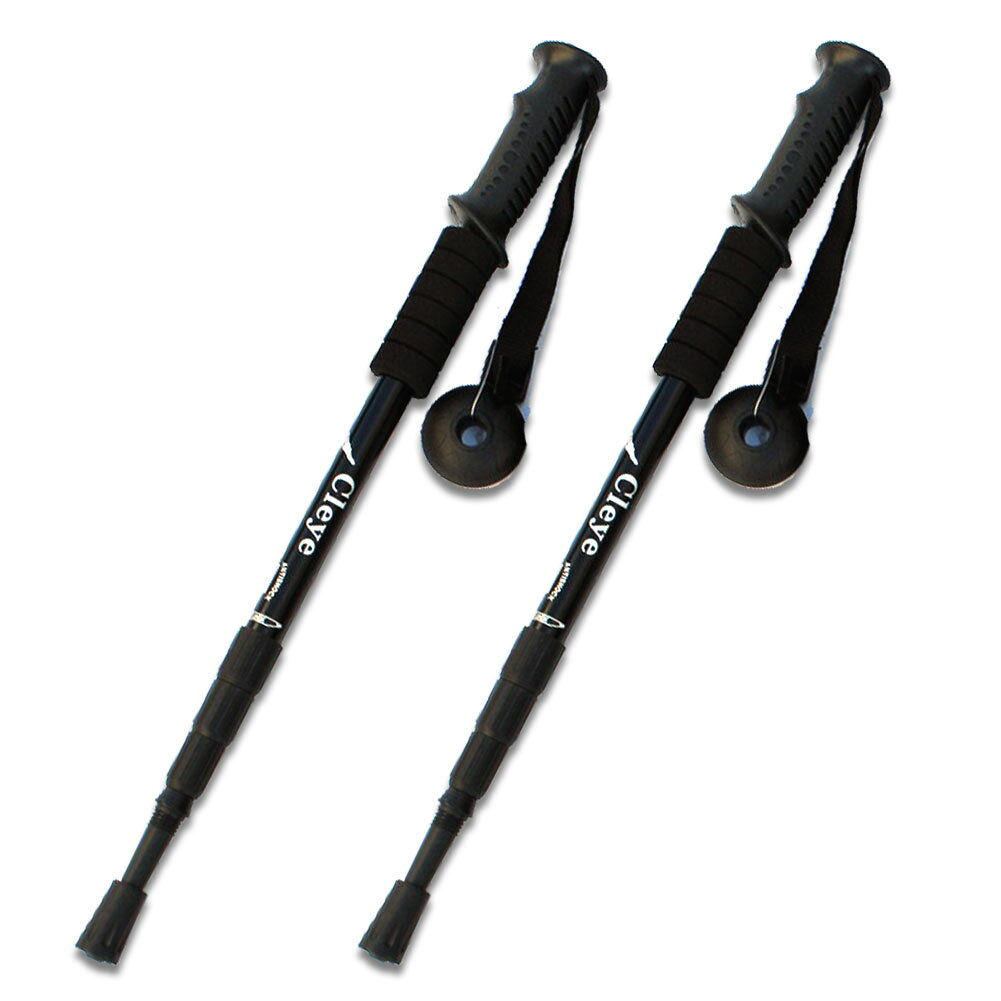 トレッキングポール 2本セット 軽量 登山用ストック ウォーキングポール アルミ製 ...
