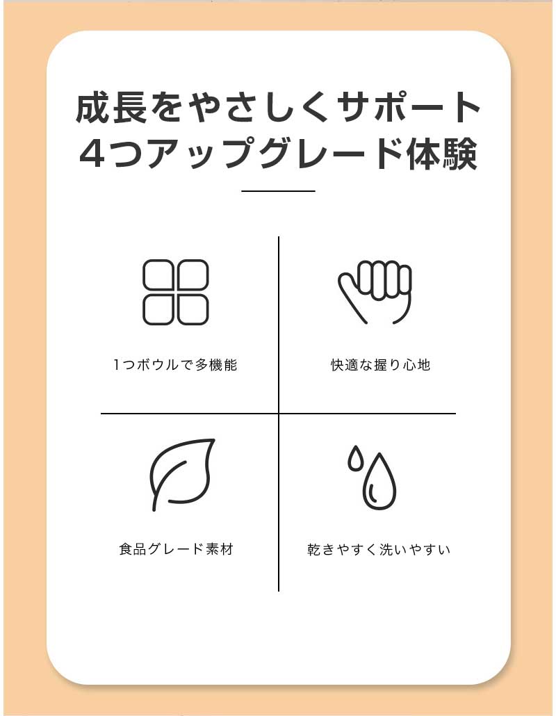 ベビー食器 4点セット 離乳食初期 赤ちゃん 食器 おしゃれ 離乳食碗 安心素材 出産...