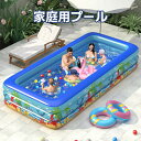 ビニールプール 水遊び 家庭用プール 庭遊び ベビープール キッズ 屋外用 ビニールプー 水遊び 独立なエアチャンバー 折りたたみ 自宅 バブル底部 誕生日 暑さ対策 プレゼント 父の日 組立簡単 家庭用 水遊び