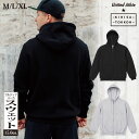 15.0オンス オープンエンド マグナムウェイト フルジップ パーカ 裏起毛 M L XL 長袖 レディース メンズ リラックス感 保温性 ミニマル ストリート...