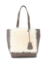 【SALE/30%OFF】ファーコンビ トートバッグ 23区 ニジュウサンク バッグ ショルダーバッグ ホワイト ブラック【RBA_E】【送料無料】[Rakut...
