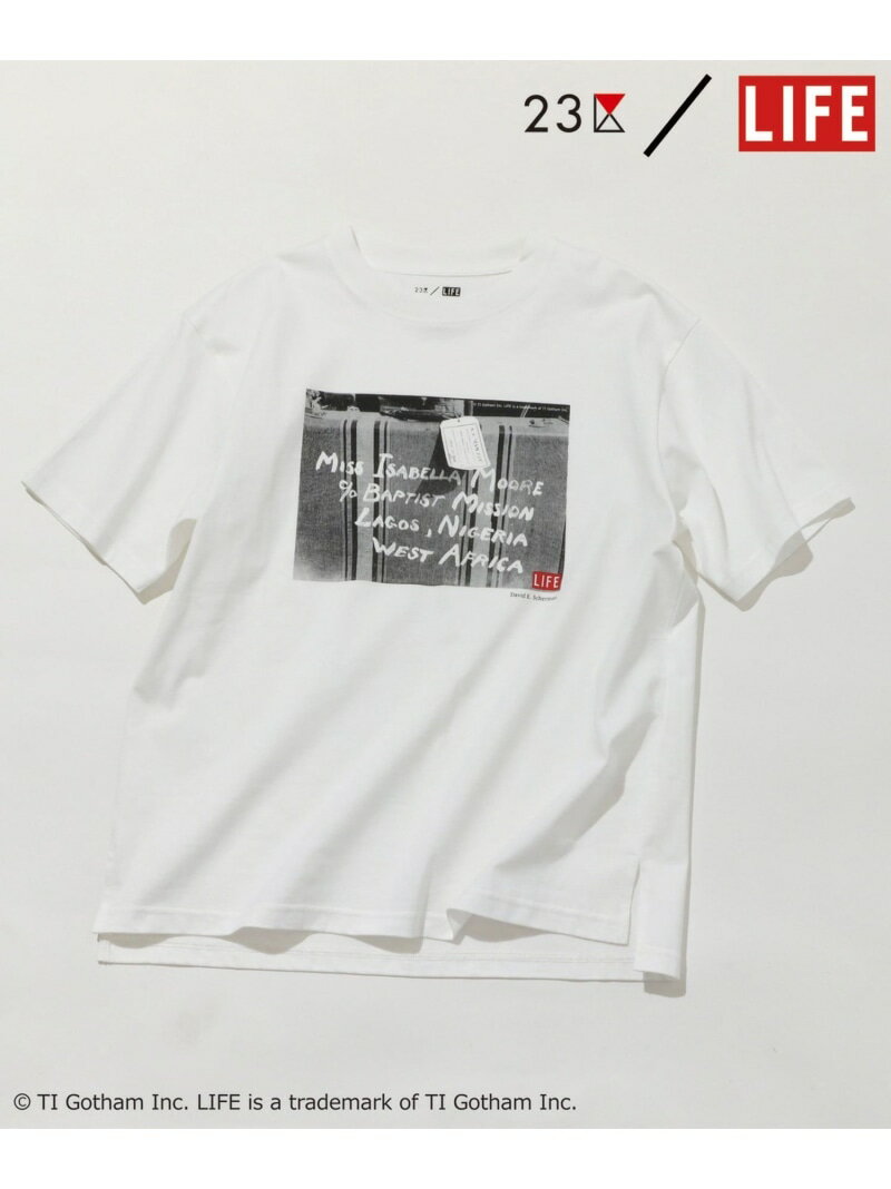 【SALE／20%OFF】【23区/LIFE】PHOTO Tシャツ 23区 S ニジュウサンク トップス カットソー・Tシャツ【RBA_E】【送料無料】[Rakuten Fashion]