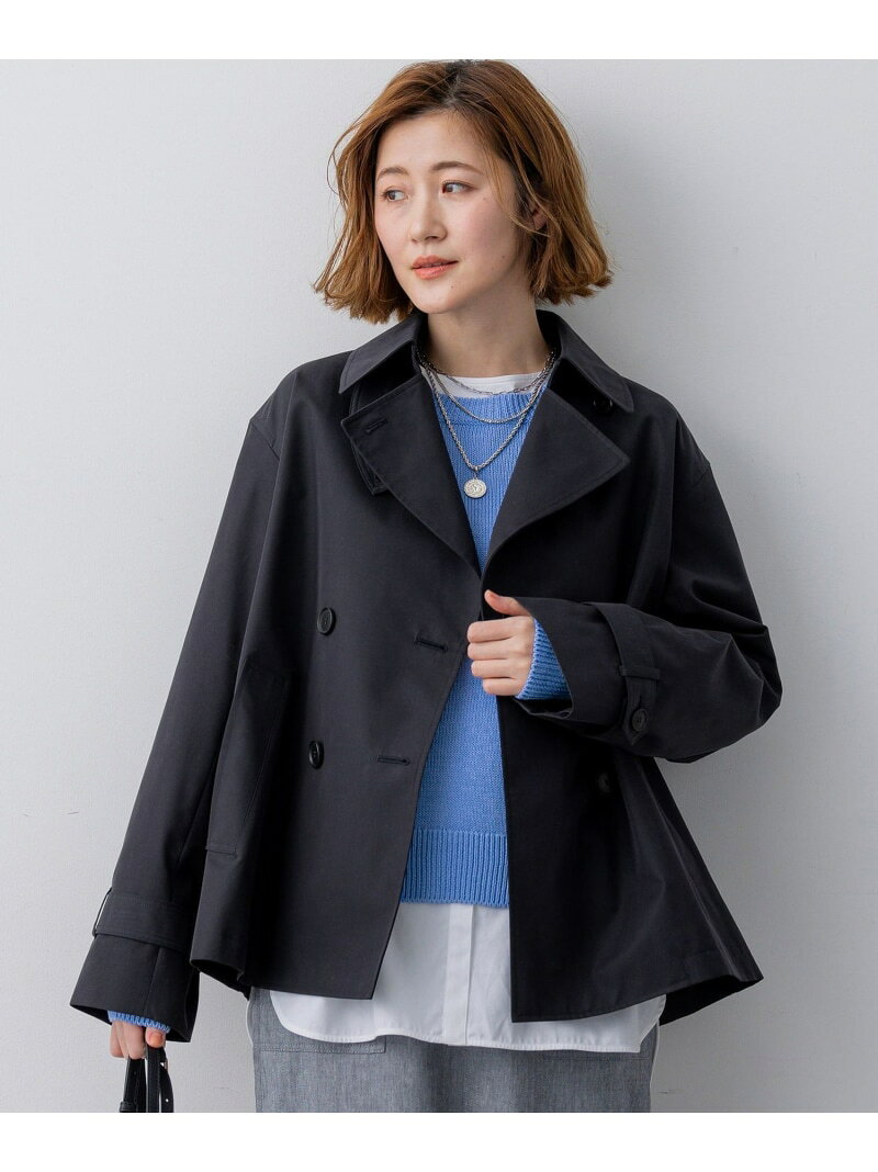 樂天商城 - エアータンブラー TCギャバジン ハーフ コート 23区 L ニジュウサンク ジャケット・アウター その他のジャケット・アウター ブラウン ネイビー ベージュ【送料無料】[Rakuten Fashion]