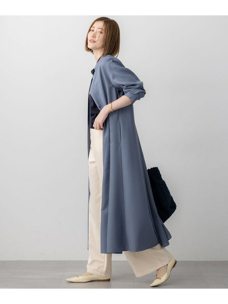 【SALE／40%OFF】【洗える】TWビエラ シャツワンピース 23区 S ニジュウサンク ワンピース・ドレス シャツワンピース ネイビー ブルー【RBA_E】【送料無料】[Rakuten Fashion]