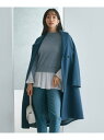 MTRカシミヤライトビーバー チェスターコート 23区 L ニジュウサンク ジャケット・アウター チェスターコート ブラック ブラウン ブルー【送料無料】[Ra...