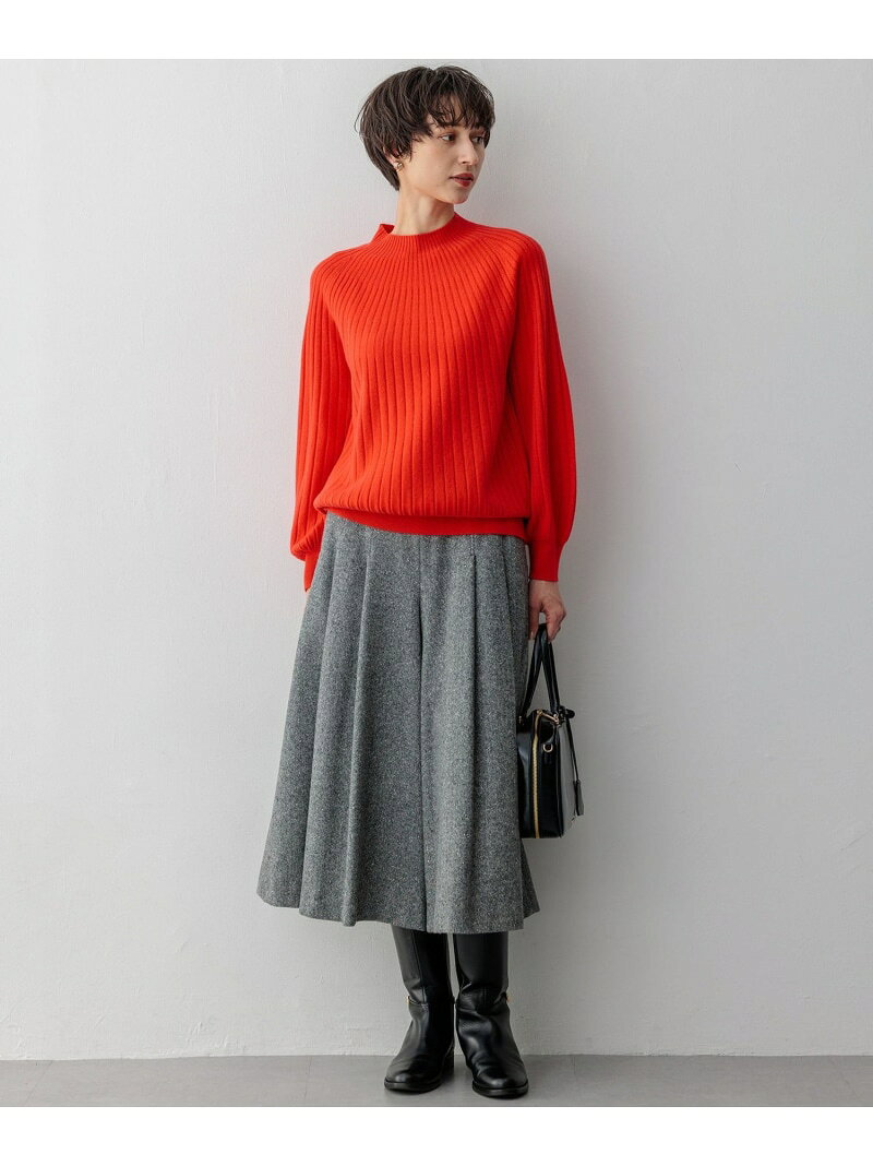 【SALE／30%OFF】シルクネップヘリンボーン ガウチョ パンツ 23区 ニジュウサンク ...