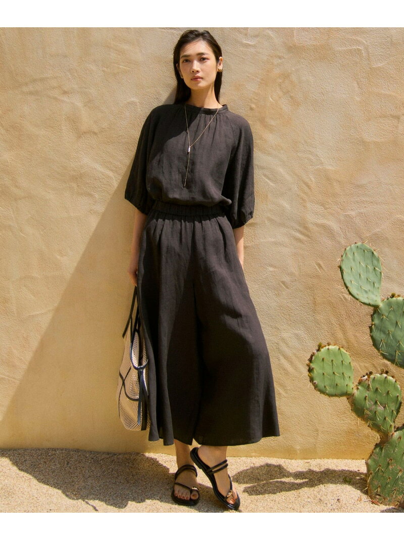 【SALE／30%OFF】【洗える】LIBECOリネン ガウチョ パンツ 23区 ニジュウサンク パンツ その他のパンツ【RBA_E】【送料無料】[Rakuten Fashion] 23ku-10011417 23区 楽天市場店 サンプル画像3
